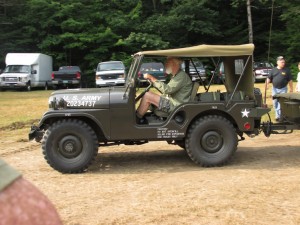 W M38A1 with M100 trailer riding in unknown owner